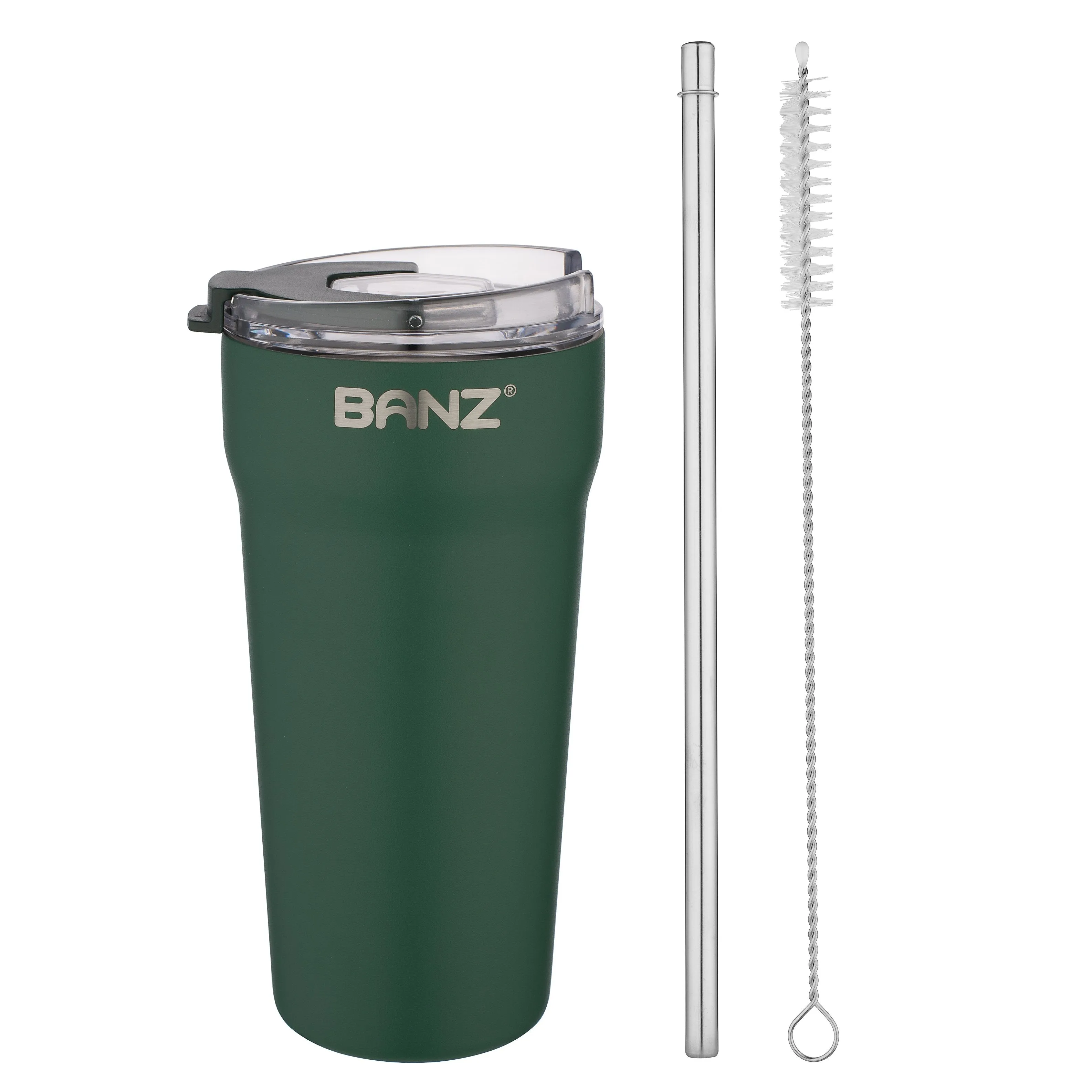 Travel Cup (Only 18oz come with with free stainless steel straw and cleaner)