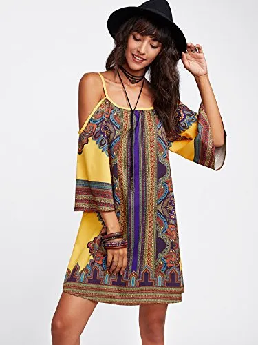 Tribal Bliss Print Dress