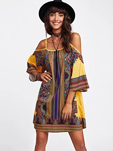 Tribal Bliss Print Dress