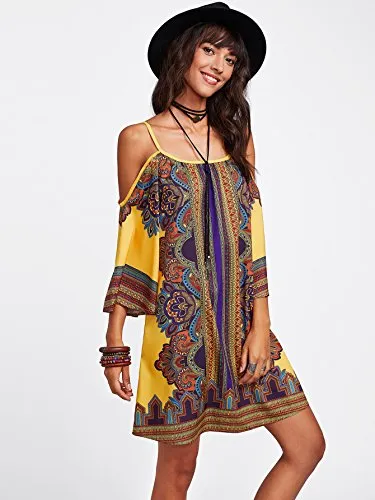 Tribal Bliss Print Dress