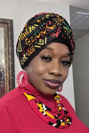 Tribal Print Headwrap Afikaa