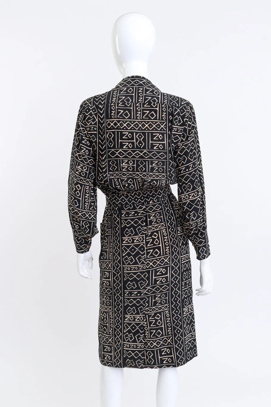 Tribal Print Shirtdress
