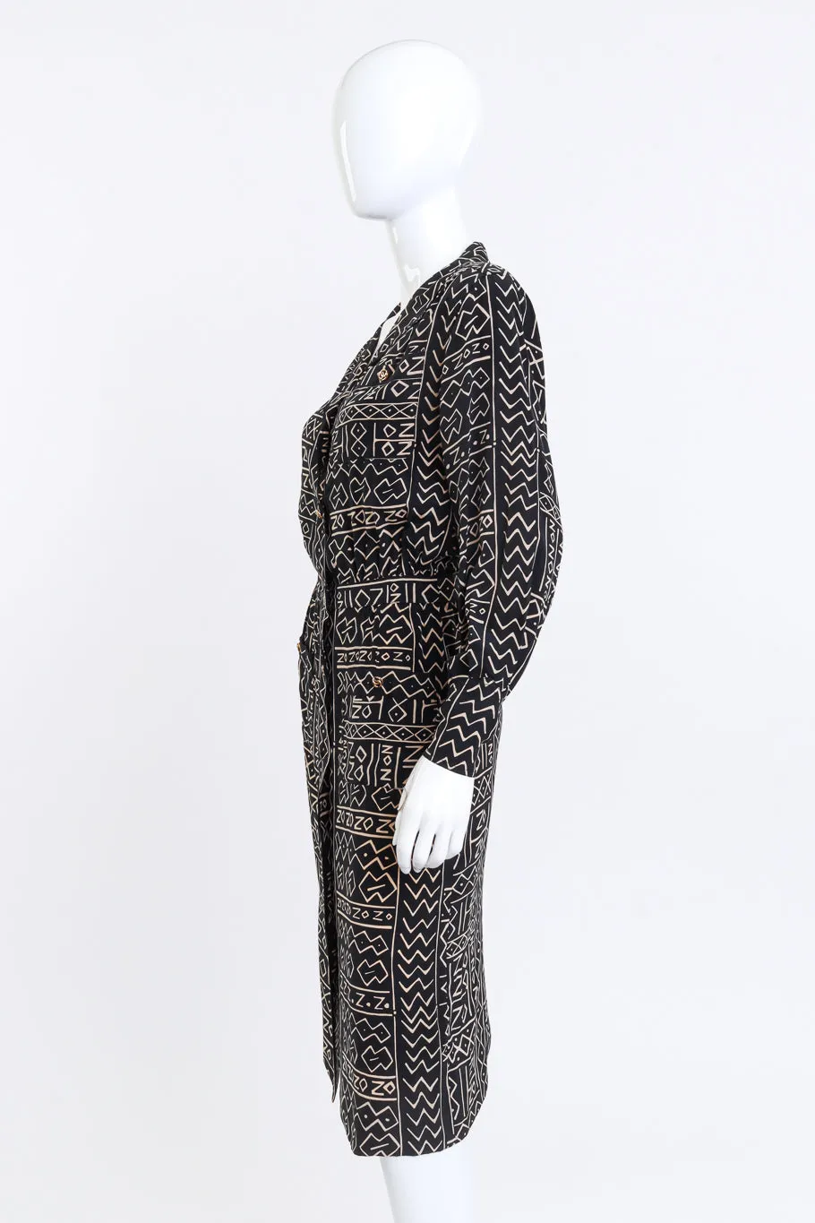 Tribal Print Shirtdress