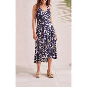 Tribal Sleeveless High Low Dress