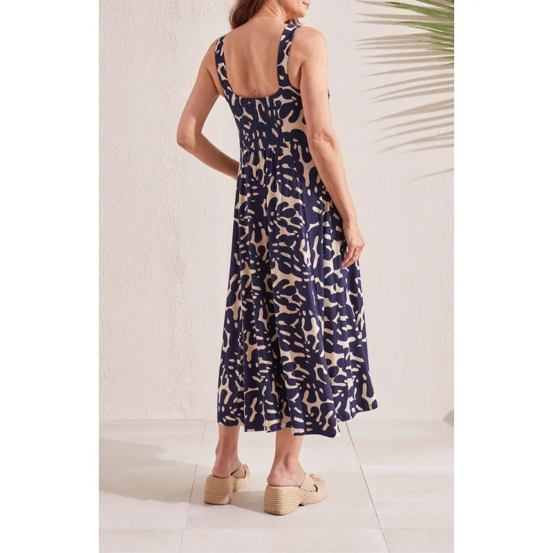 Tribal Sleeveless High Low Dress