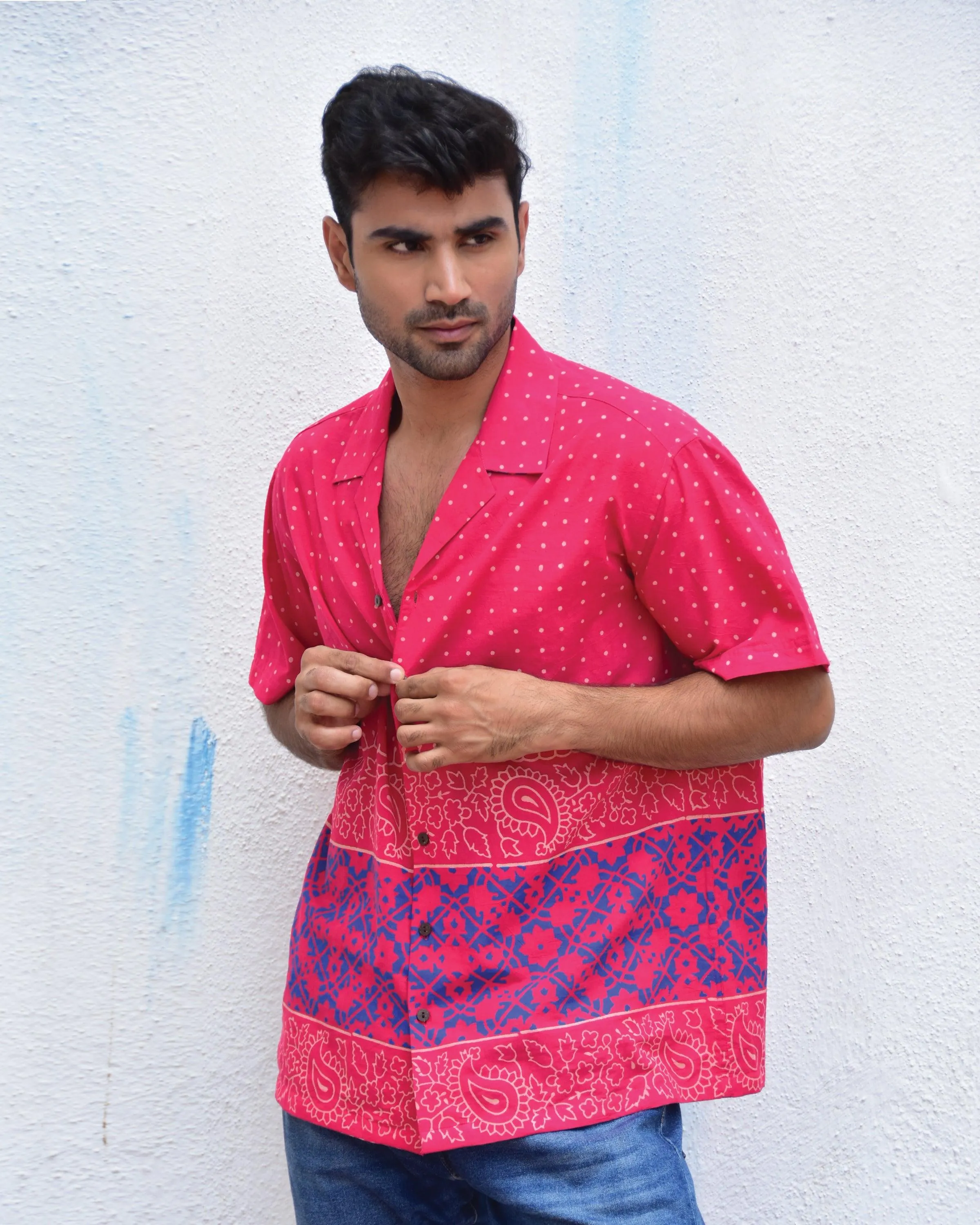 Tribal Tapestries Handblockprinted Pure Cotton Shirt