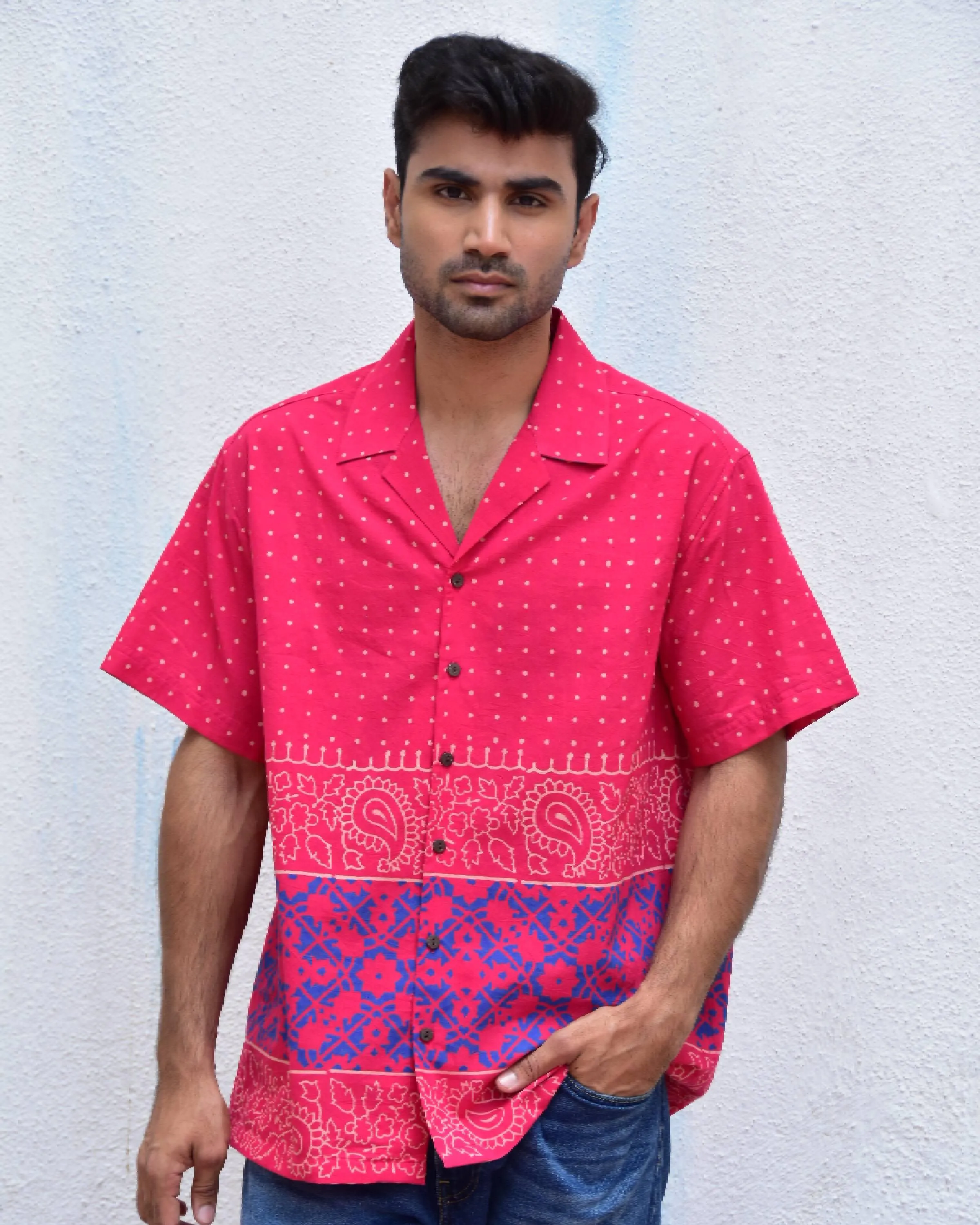 Tribal Tapestries Handblockprinted Pure Cotton Shirt