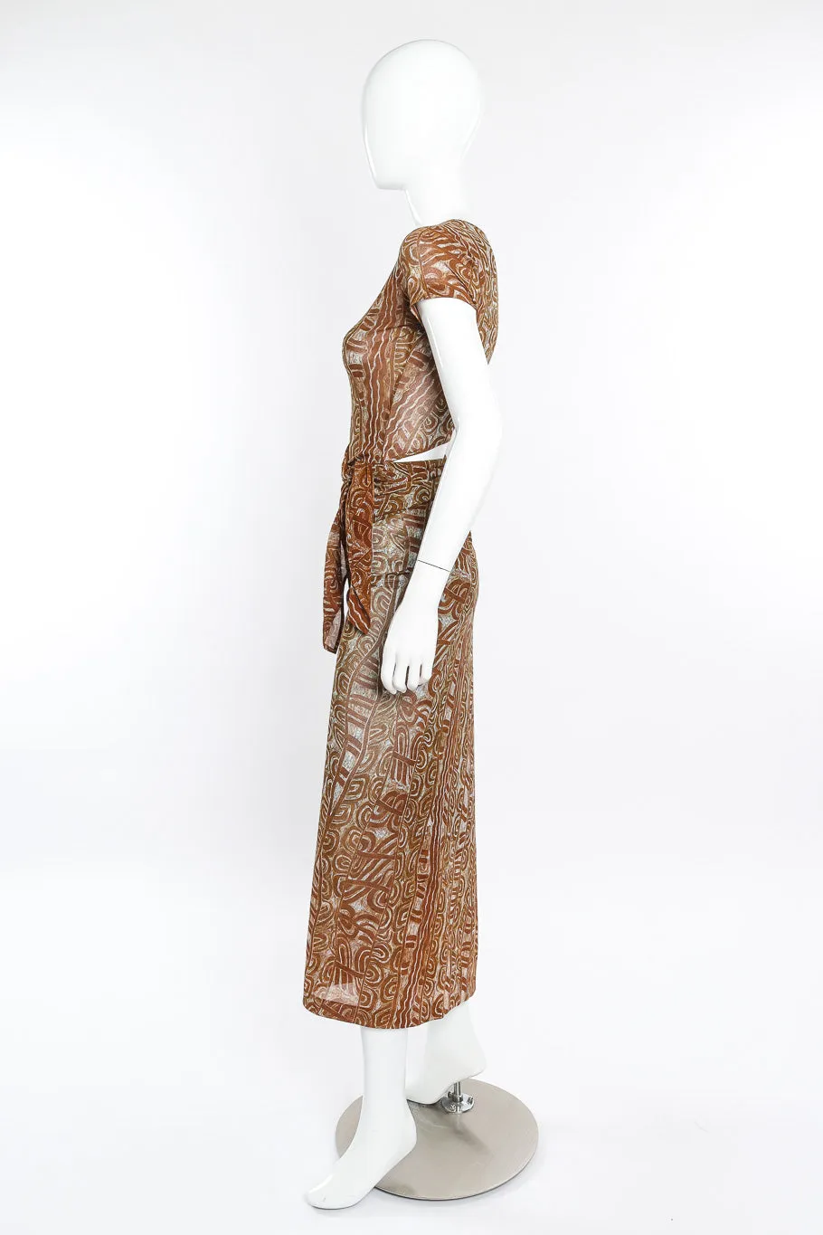Tribal Wrap Dress