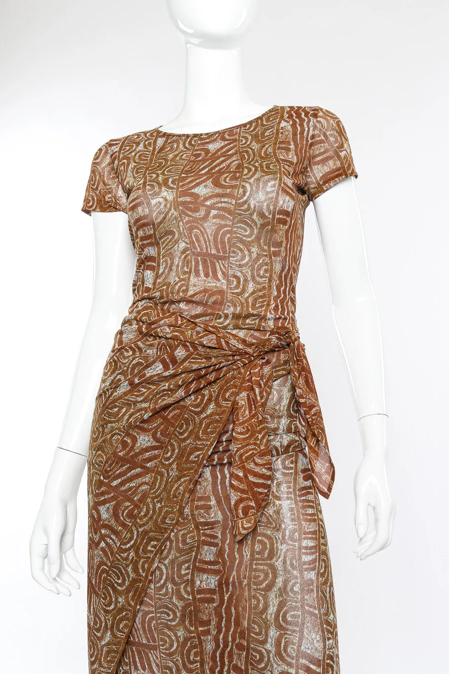 Tribal Wrap Dress