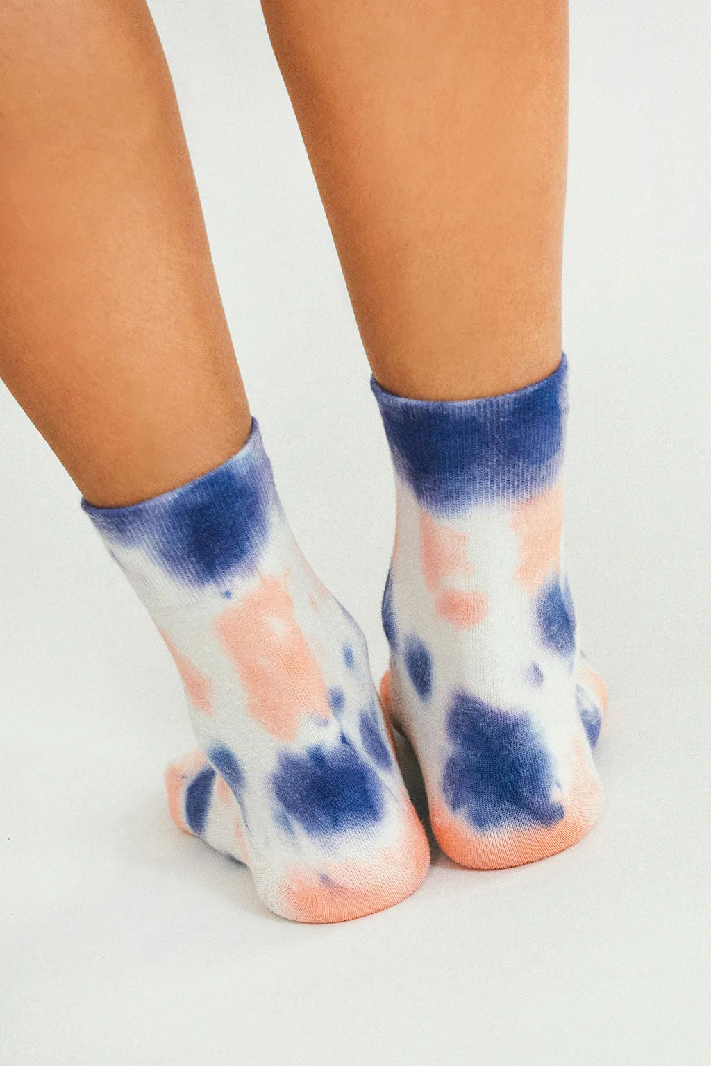Trippy Tie Dye Ankle Sock