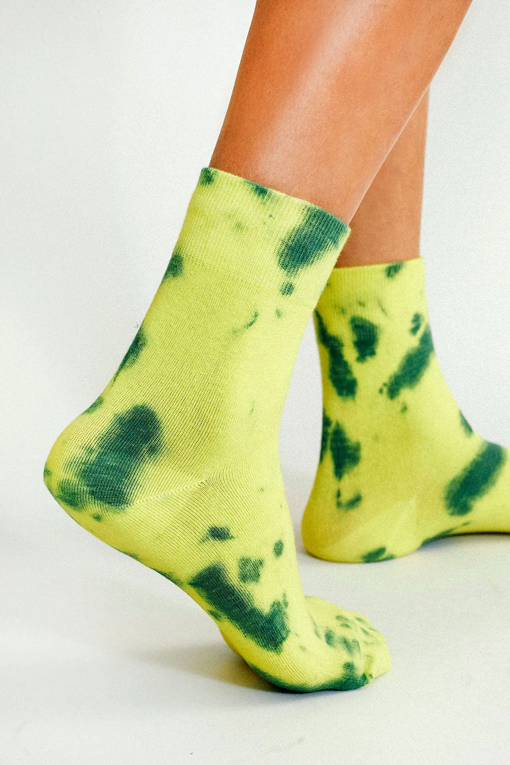 Trippy Tie Dye Ankle Sock
