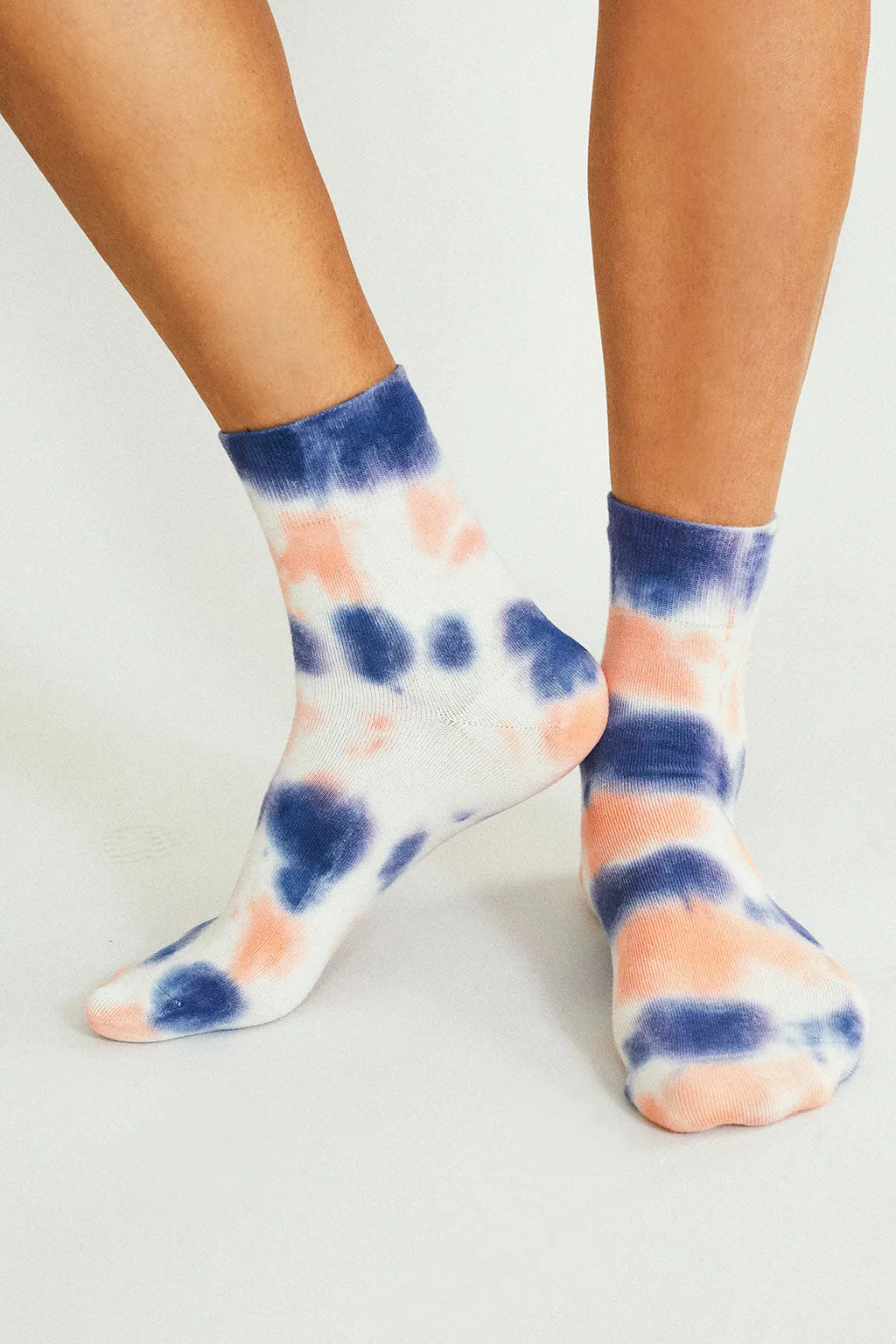 Trippy Tie Dye Ankle Sock