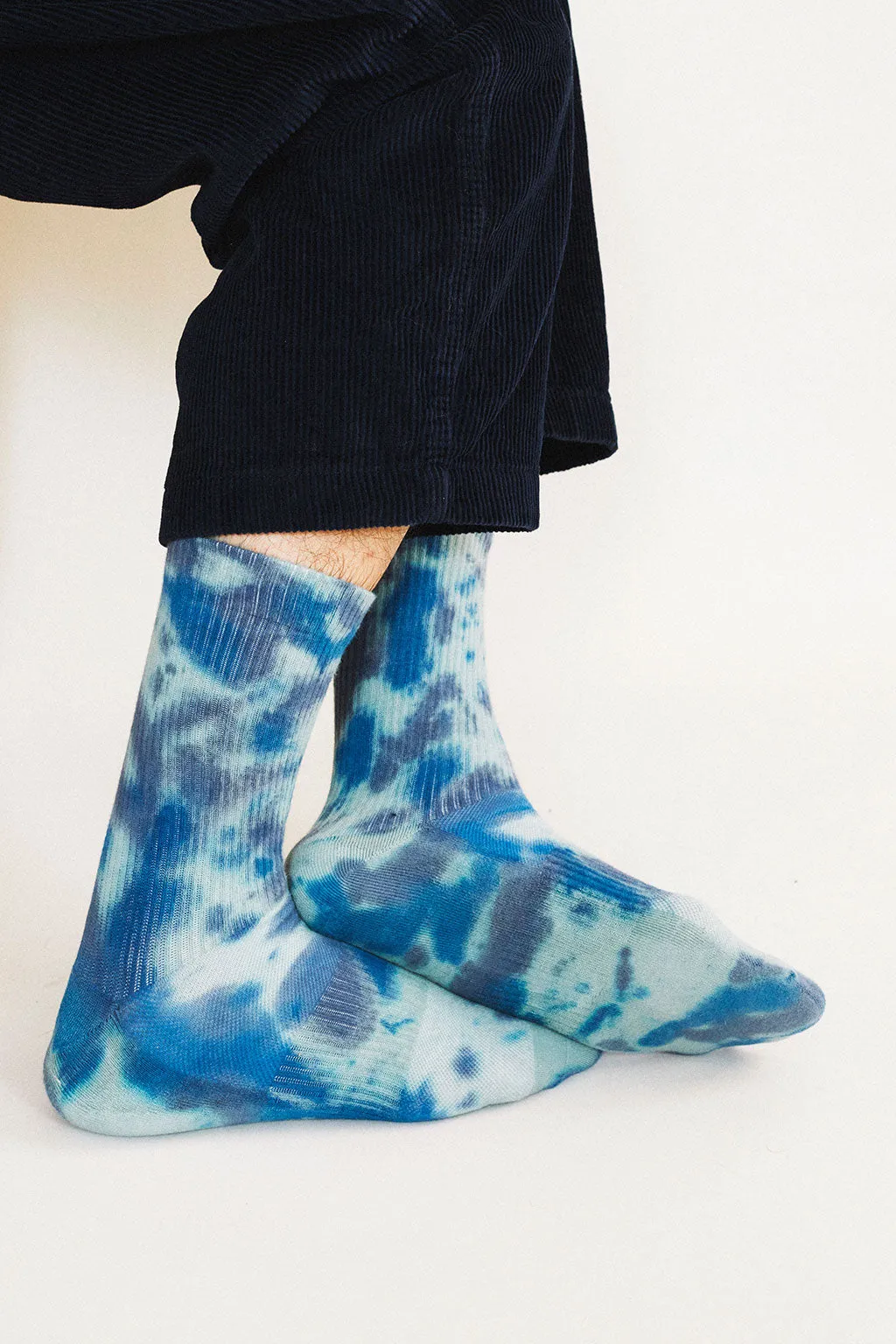 Trippy Tie Dye Crew Sock