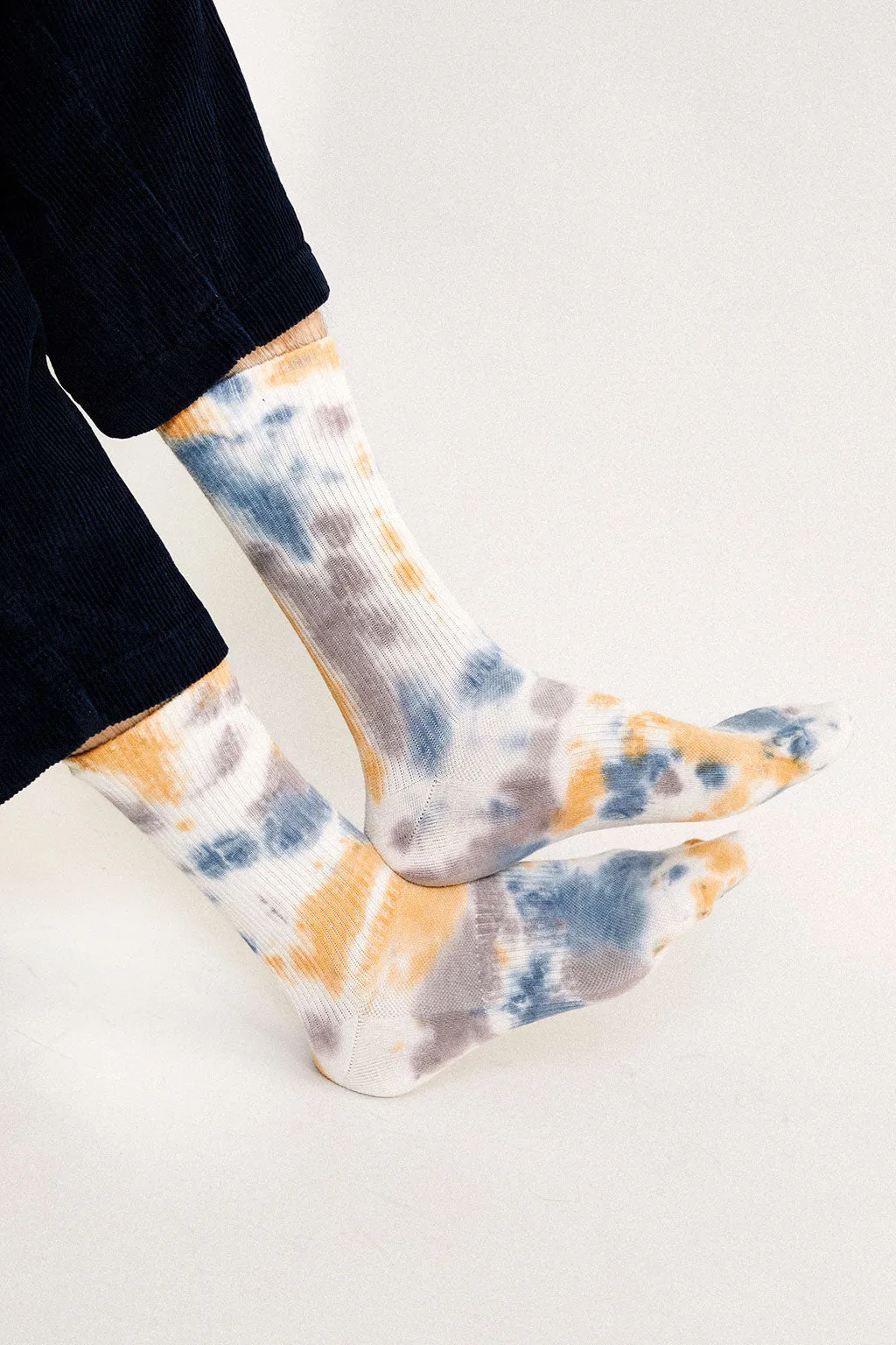 Trippy Tie Dye Crew Sock