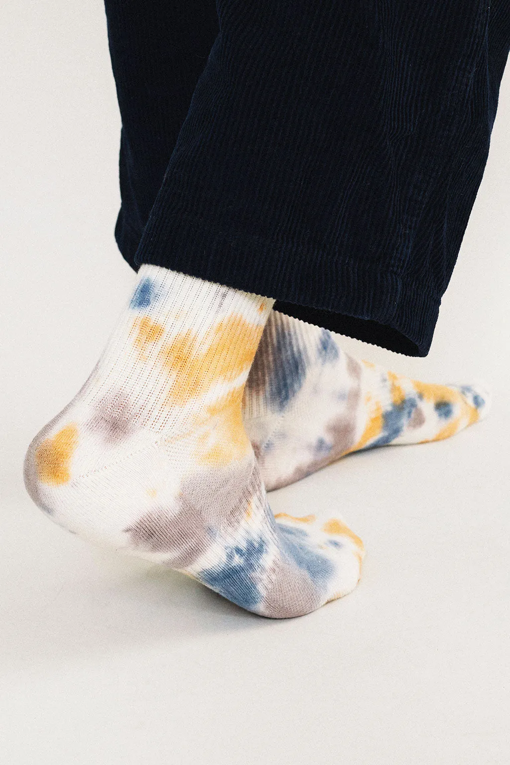 Trippy Tie Dye Crew Sock