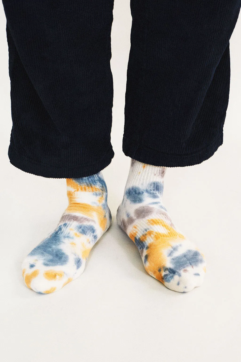 Trippy Tie Dye Crew Sock