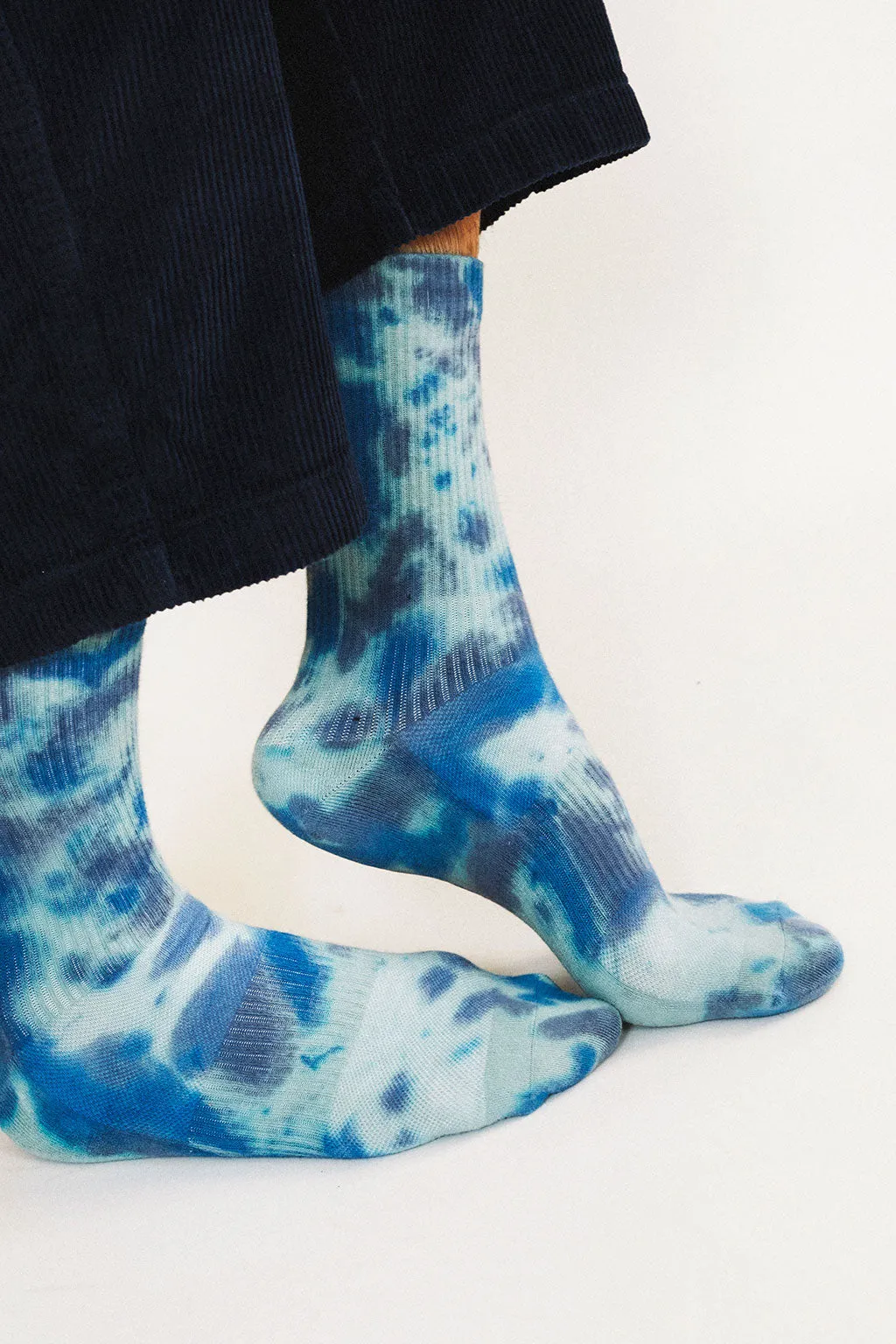 Trippy Tie Dye Crew Sock
