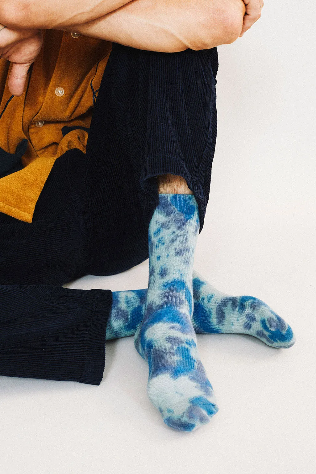 Trippy Tie Dye Crew Sock