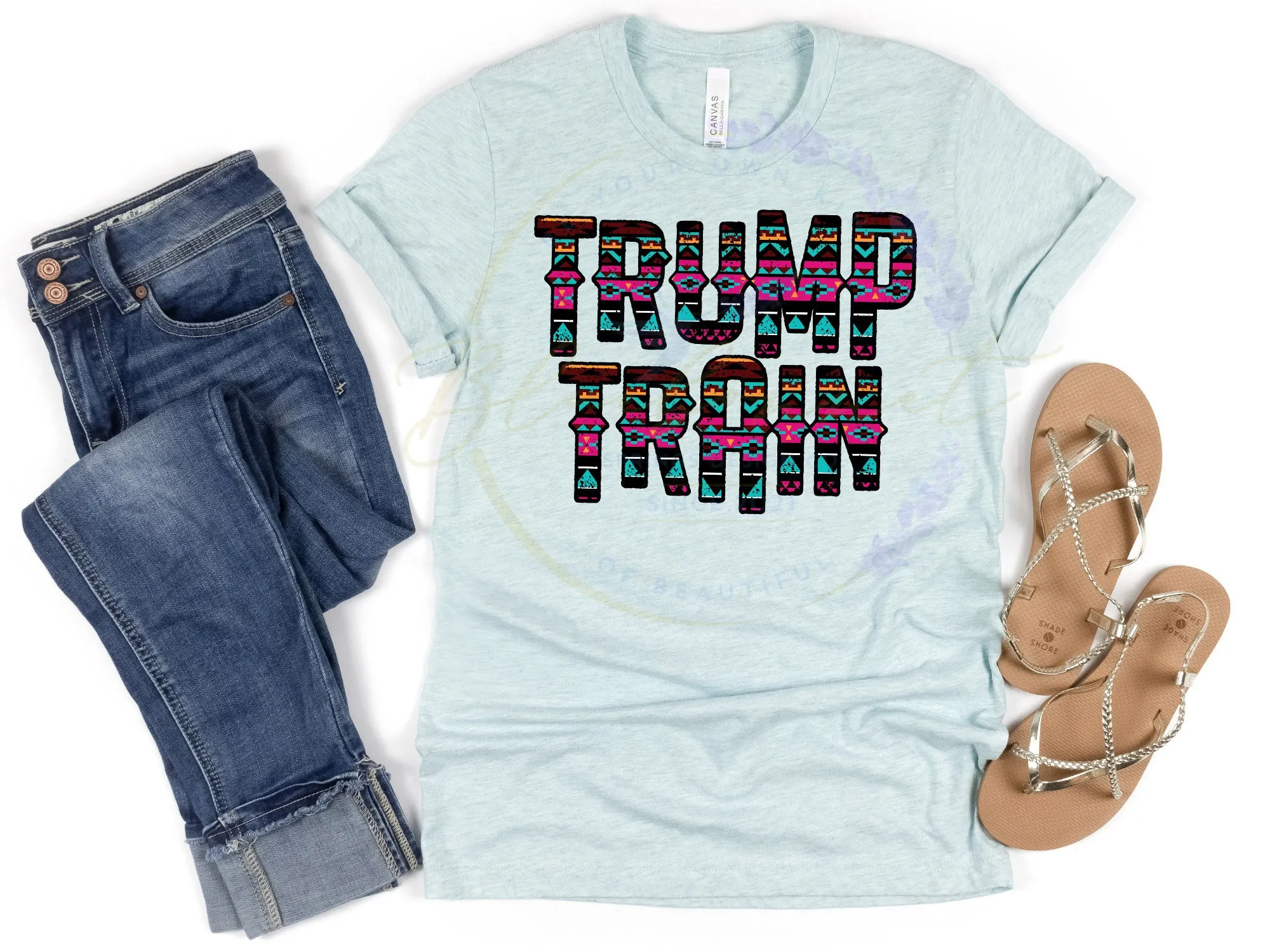 Trump Train- Tribal print
