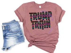 Trump Train- Tribal print