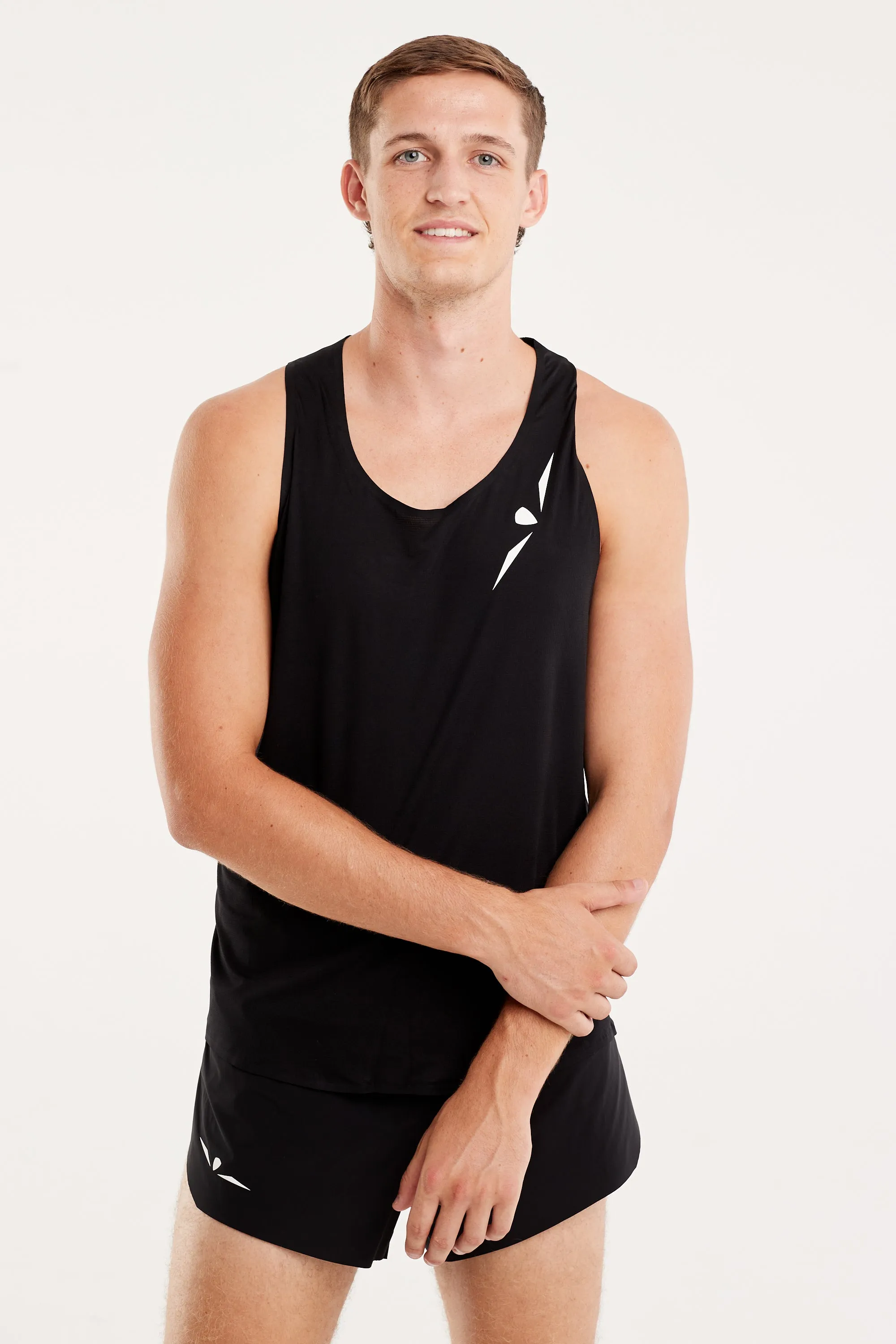 Uglow Men's Road Vest Micro Mesh - Black