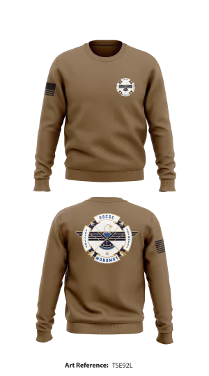 USCGC Monomoy Store 1 Core Men's Crewneck Performance Sweatshirt - tSE92L