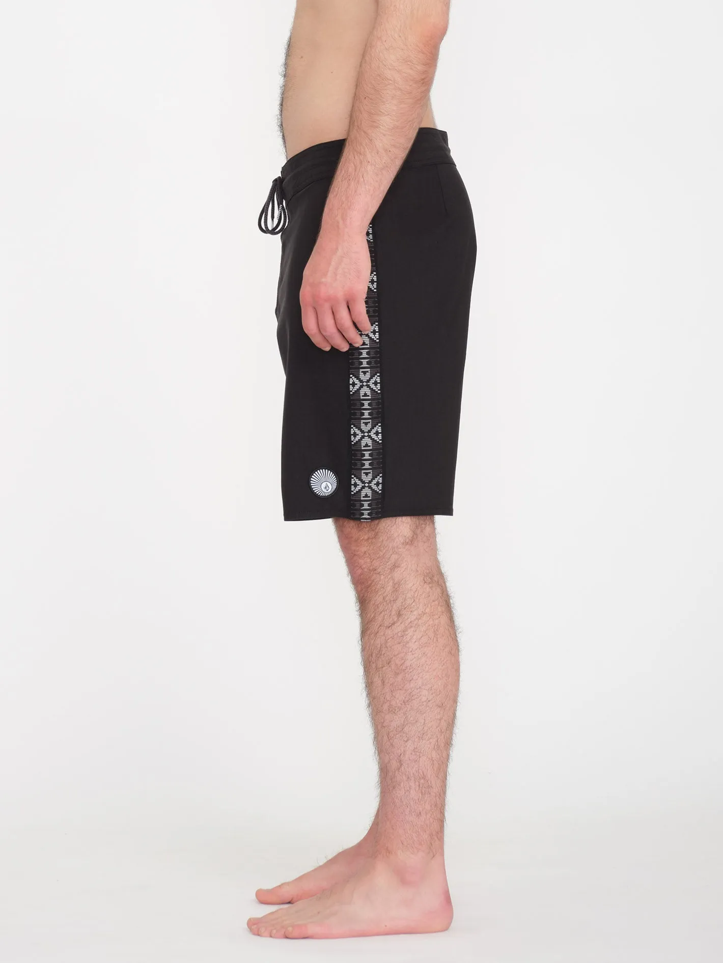 V Ent Hockey Dad Stoney 19" Boardshort - BLACK
