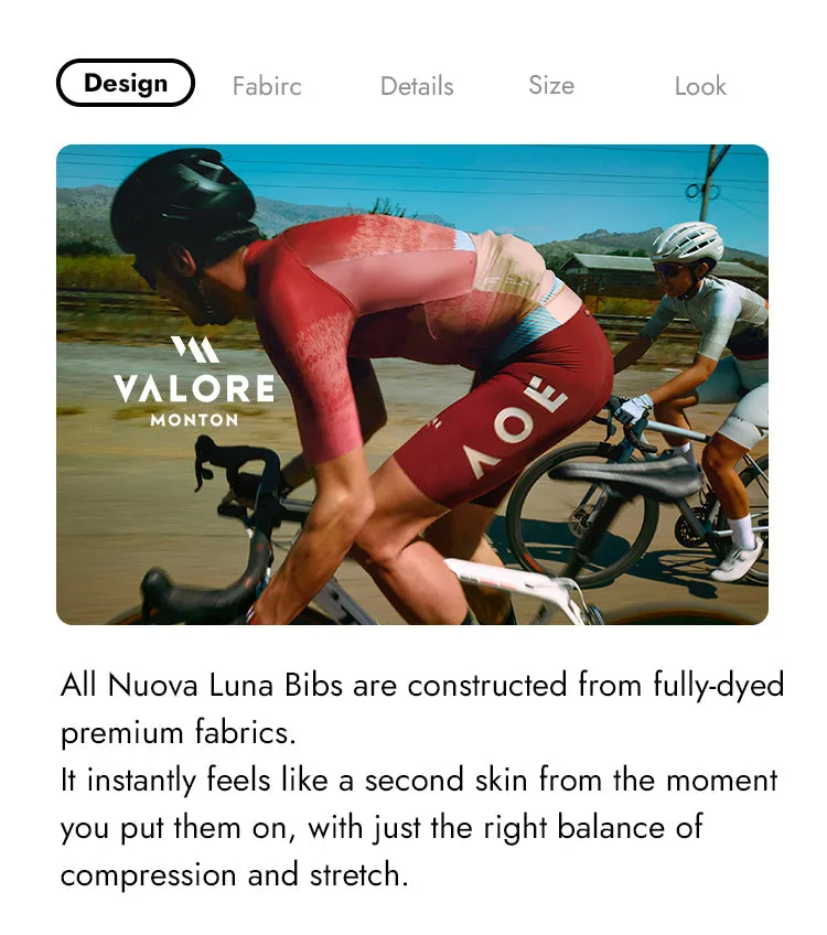 VALORE MONTON MENS BIB SHORTS NUOVA LUNA BRICK RED