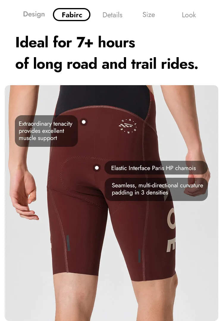 VALORE MONTON MENS BIB SHORTS NUOVA LUNA BRICK RED