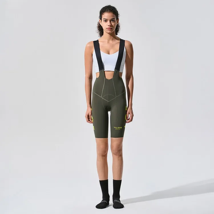 VALORE MONTON WOMENS BIB SHORTS NUOVA LUNA ARMY GREEN