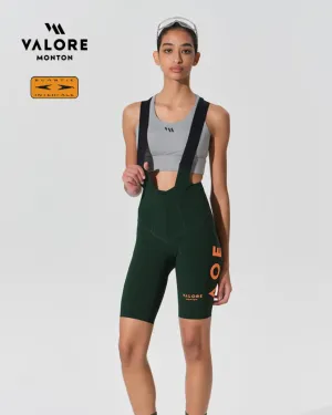VALORE MONTON WOMENS BIB SHORTS NUOVA LUNA DEEP FOREST GREEN