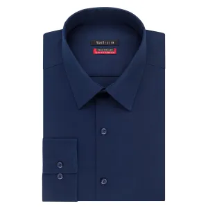 Van Heusen Slim Fit Flex Wrinkle Free Dress Shirt - Night Blue