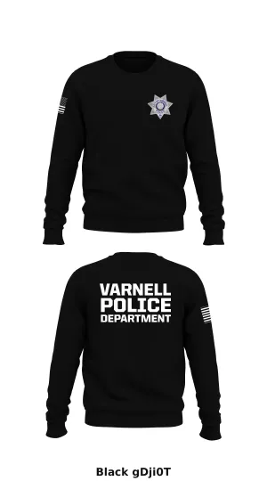 Varnell Police Department Store 1 Core Men's Crewneck Performance Sweatshirt - gDji0T