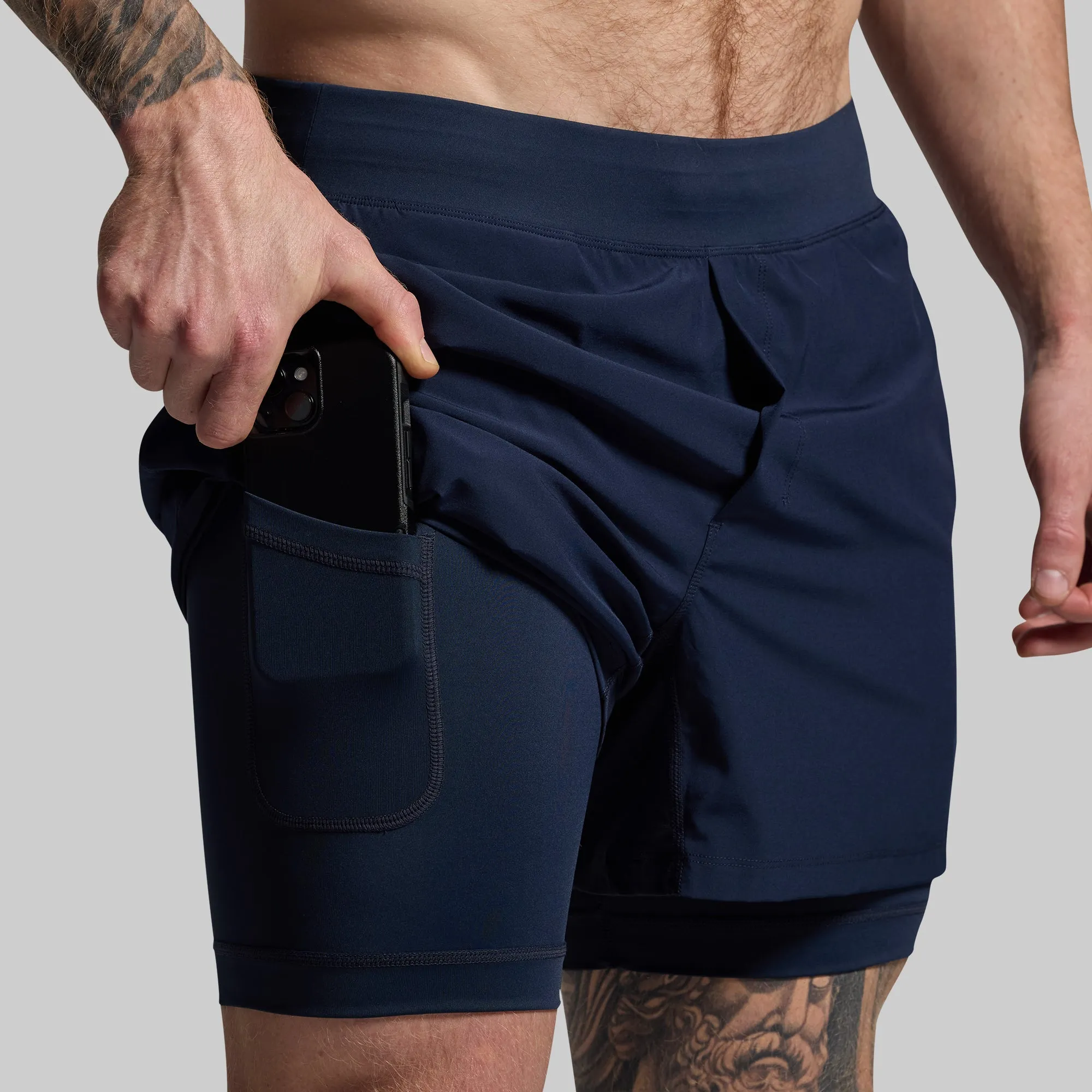 Versatile Short w/ Compression 5" (BP Navy)