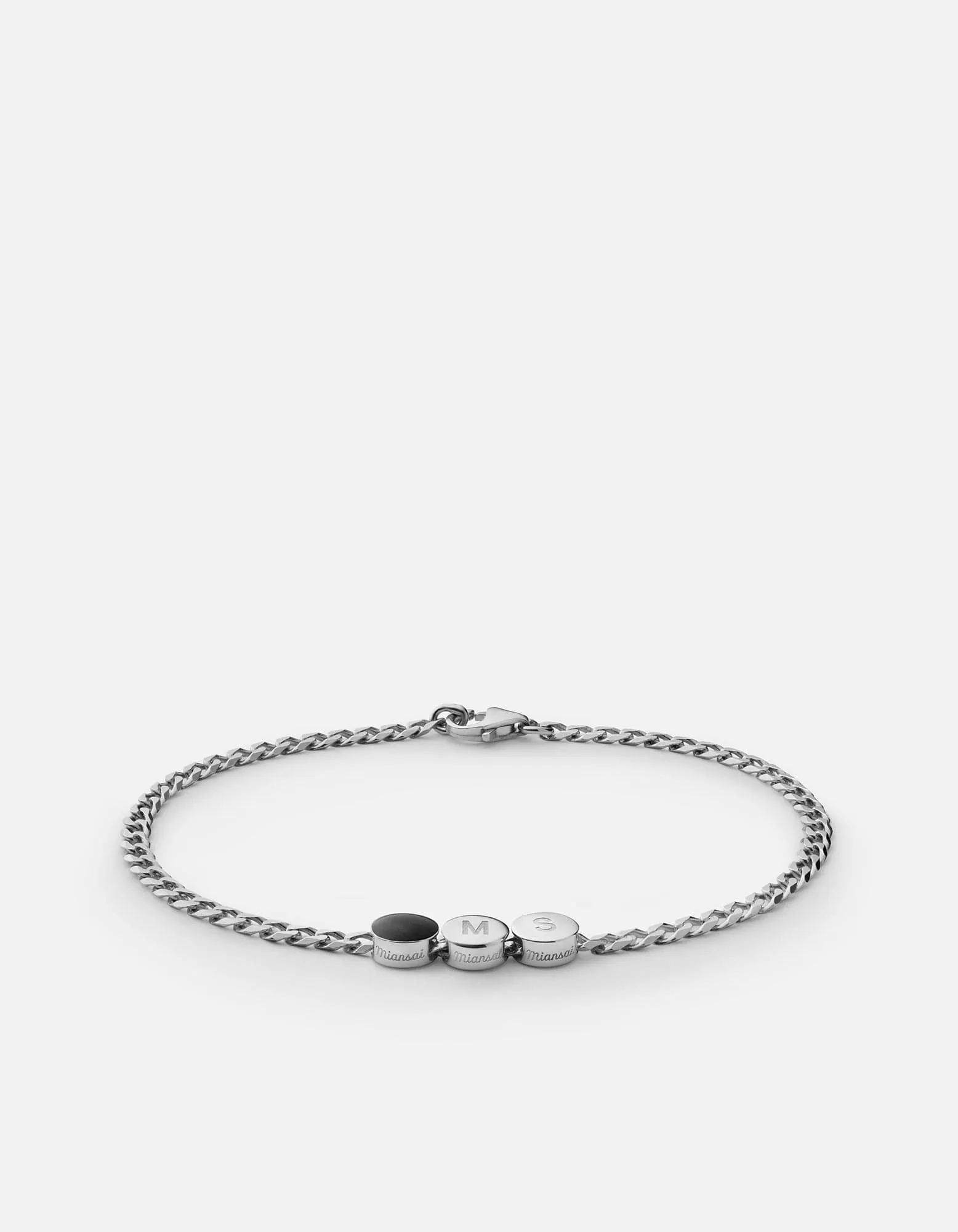 Volcan Type Chain Bracelet, Sterling Silver