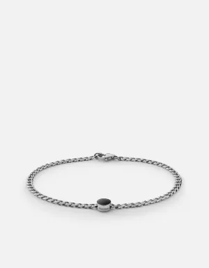 Volcan Type Chain Bracelet, Sterling Silver