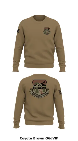 Washington Air National Guard Store 1 Core Men's Crewneck Performance Sweatshirt - O6dVlF