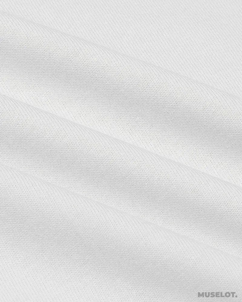White plain cropped t shirt