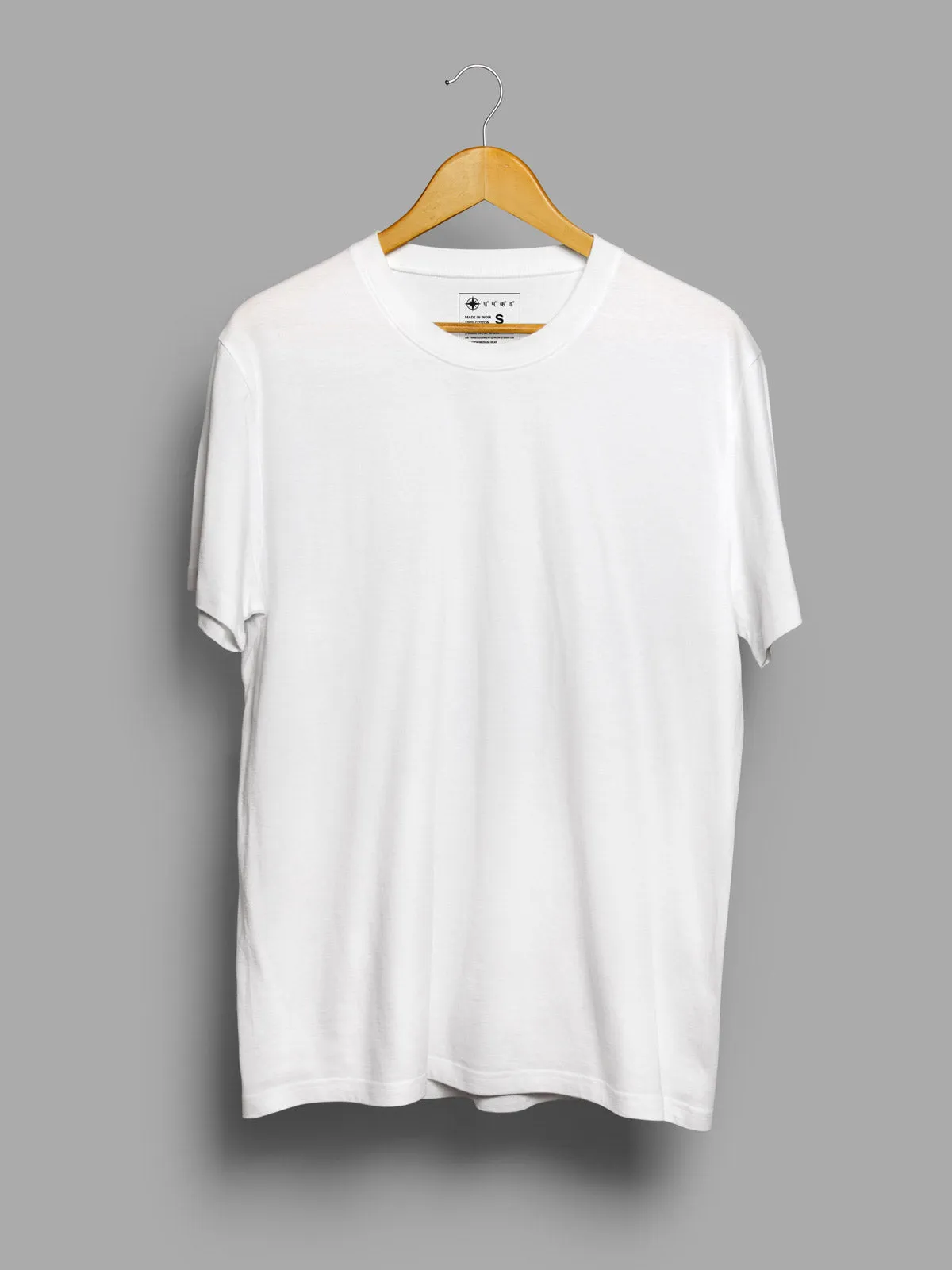 White | Plain T shirt