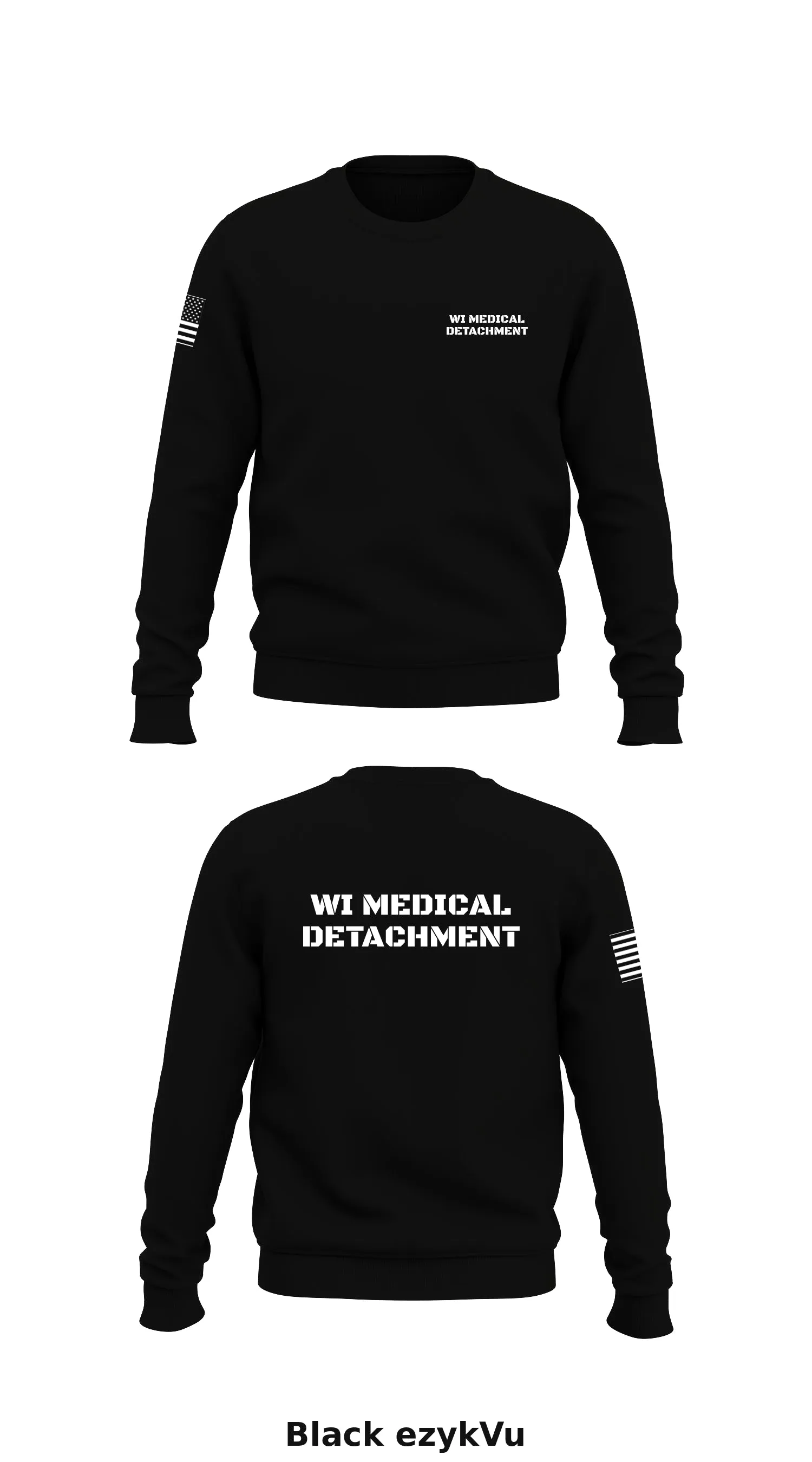 WI Medical Detachment Store 1 Core Men's Crewneck Performance Sweatshirt - ezykVu
