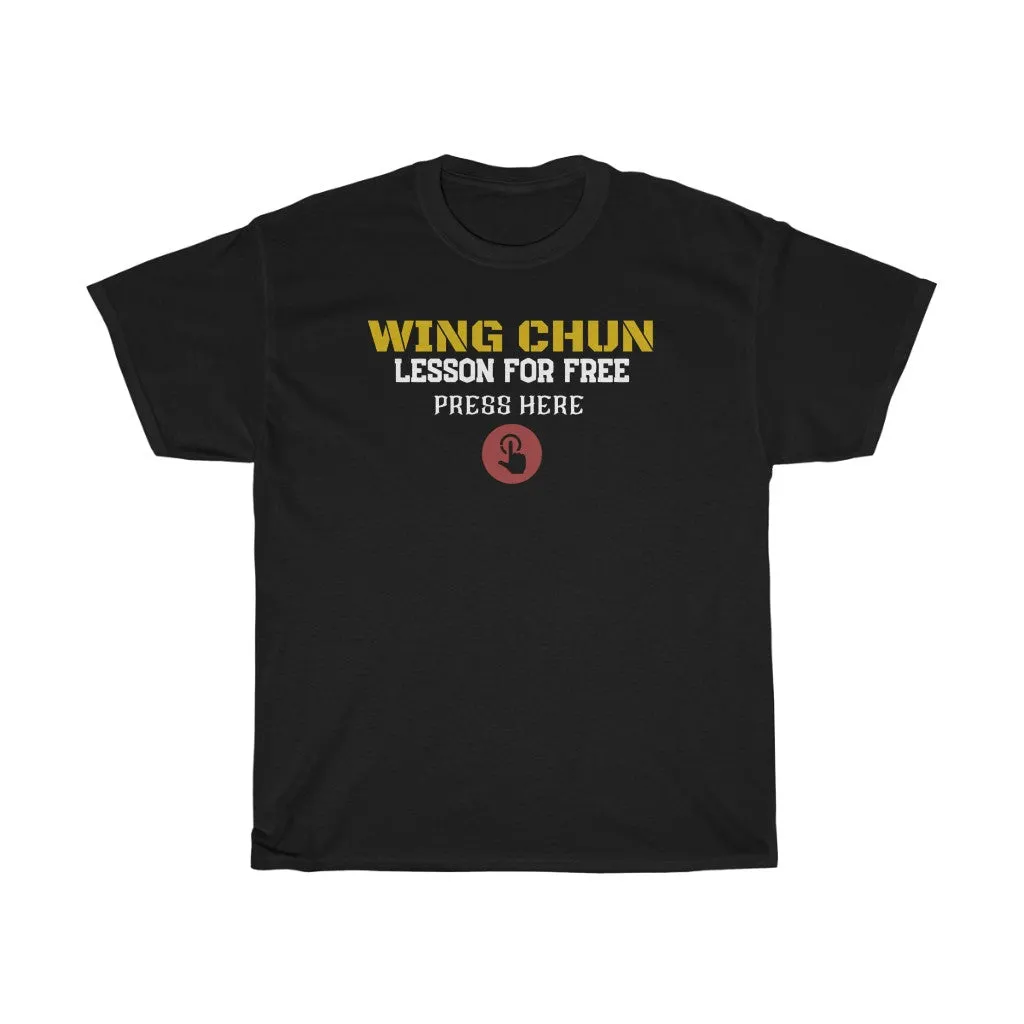 Wing Chun Free Lesson Heavy Cotton Tee
