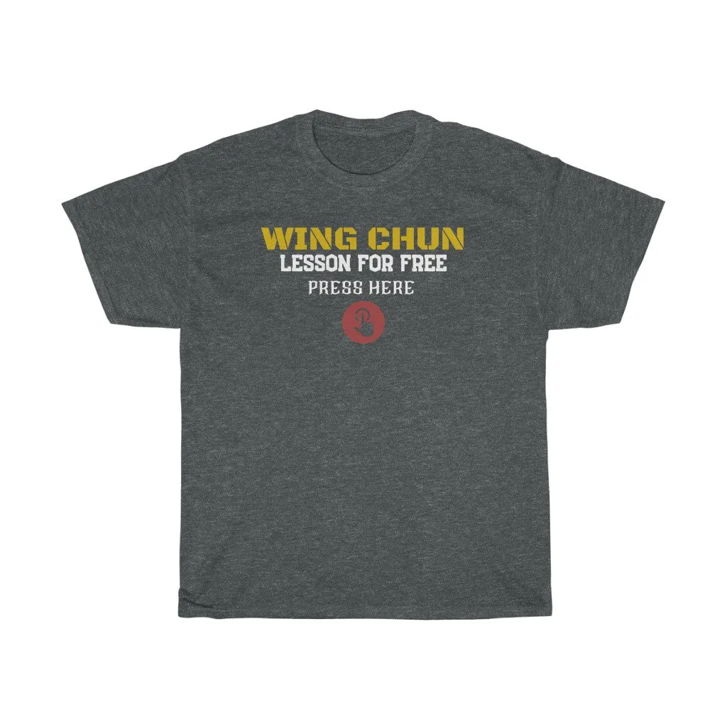 Wing Chun Free Lesson Heavy Cotton Tee