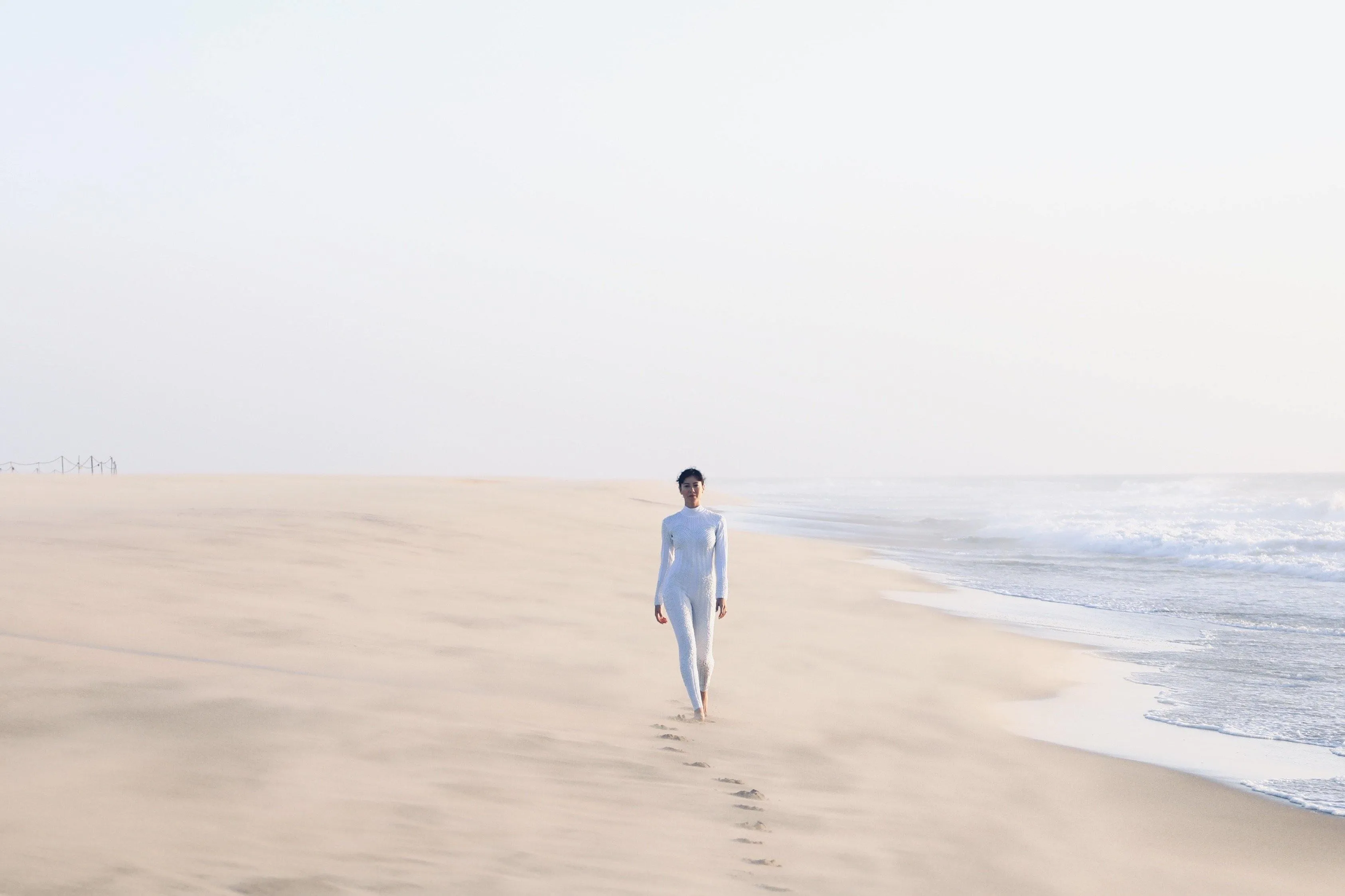 Winter Solstice Pearled Spandex Catsuit