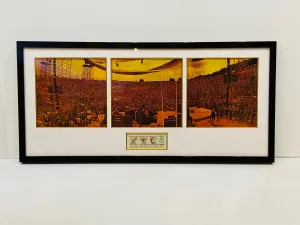 WOODSTOCK LIVE ALBUM GATEFOLD WITH UNUSED 3 DAY TICKET