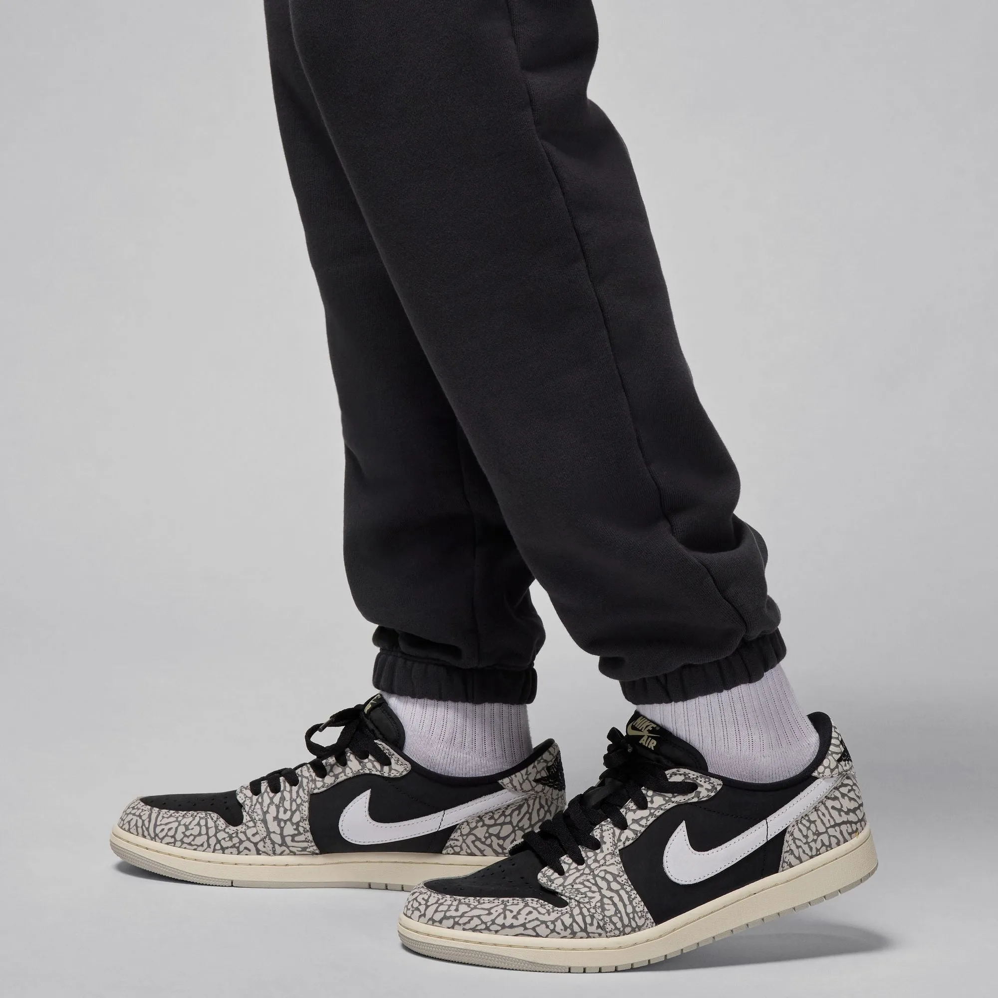 WORDMARK FLEECE PANTS "OFF NOIR"