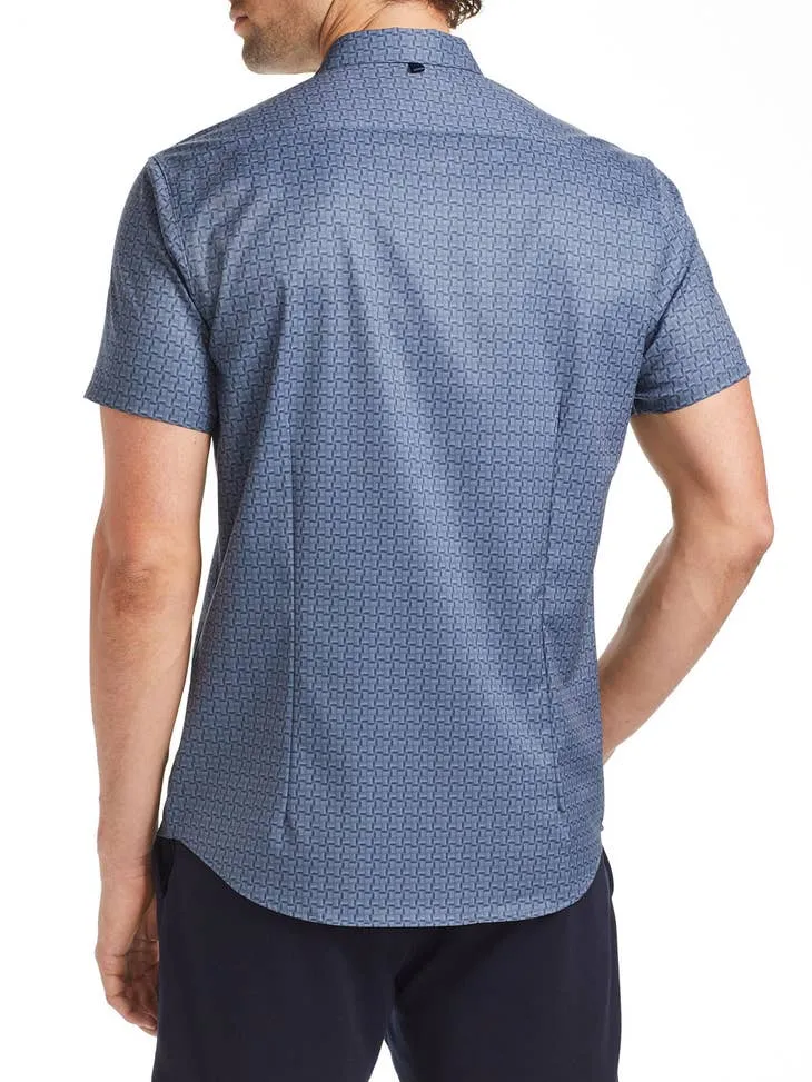 W.R.K. Gradient Check 4-Way Stretch SS Shirt. Fall Clearance!