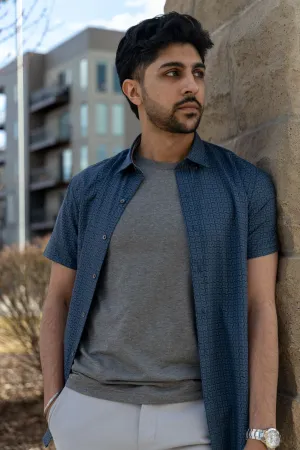 W.R.K. Gradient Check 4-Way Stretch SS Shirt. Fall Clearance!