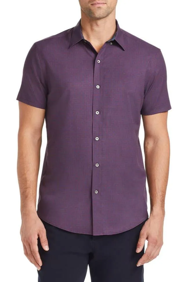 W.R.K. Gradient Check 4-Way Stretch SS Shirt. Fall Clearance!