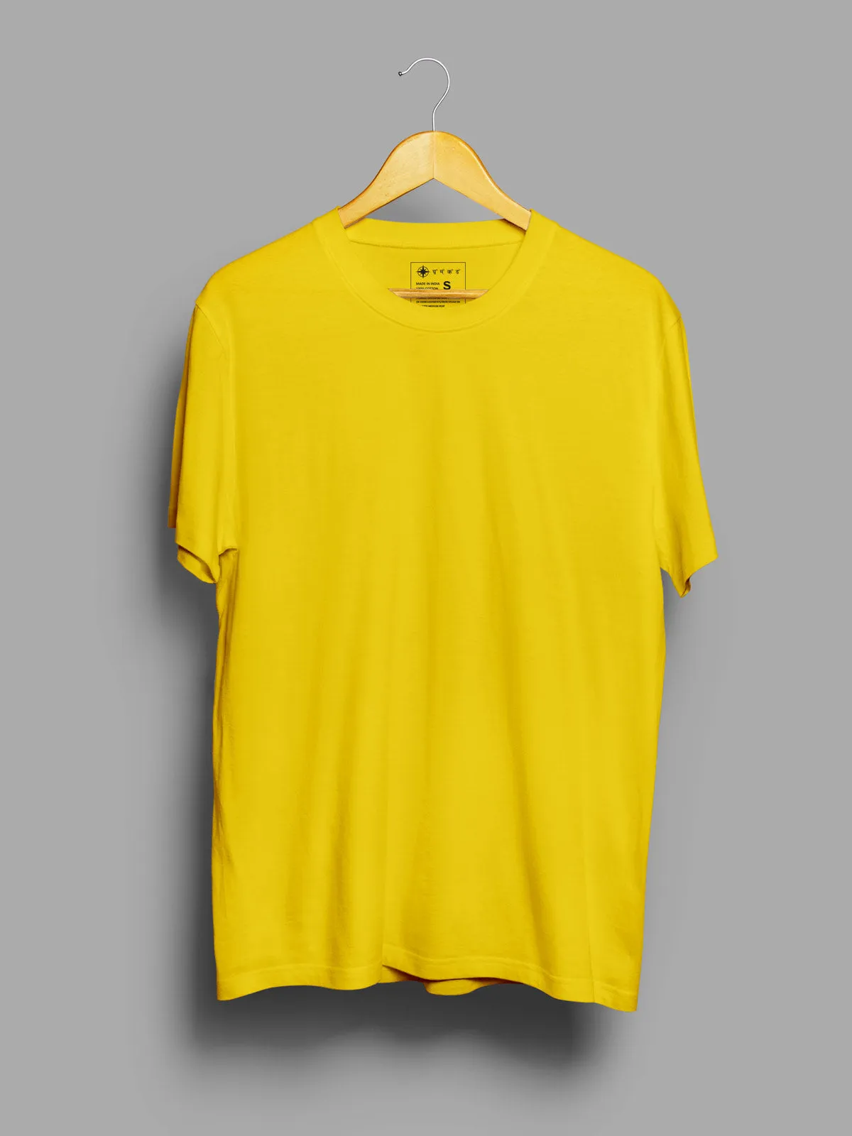 Yellow | Plain T shirt