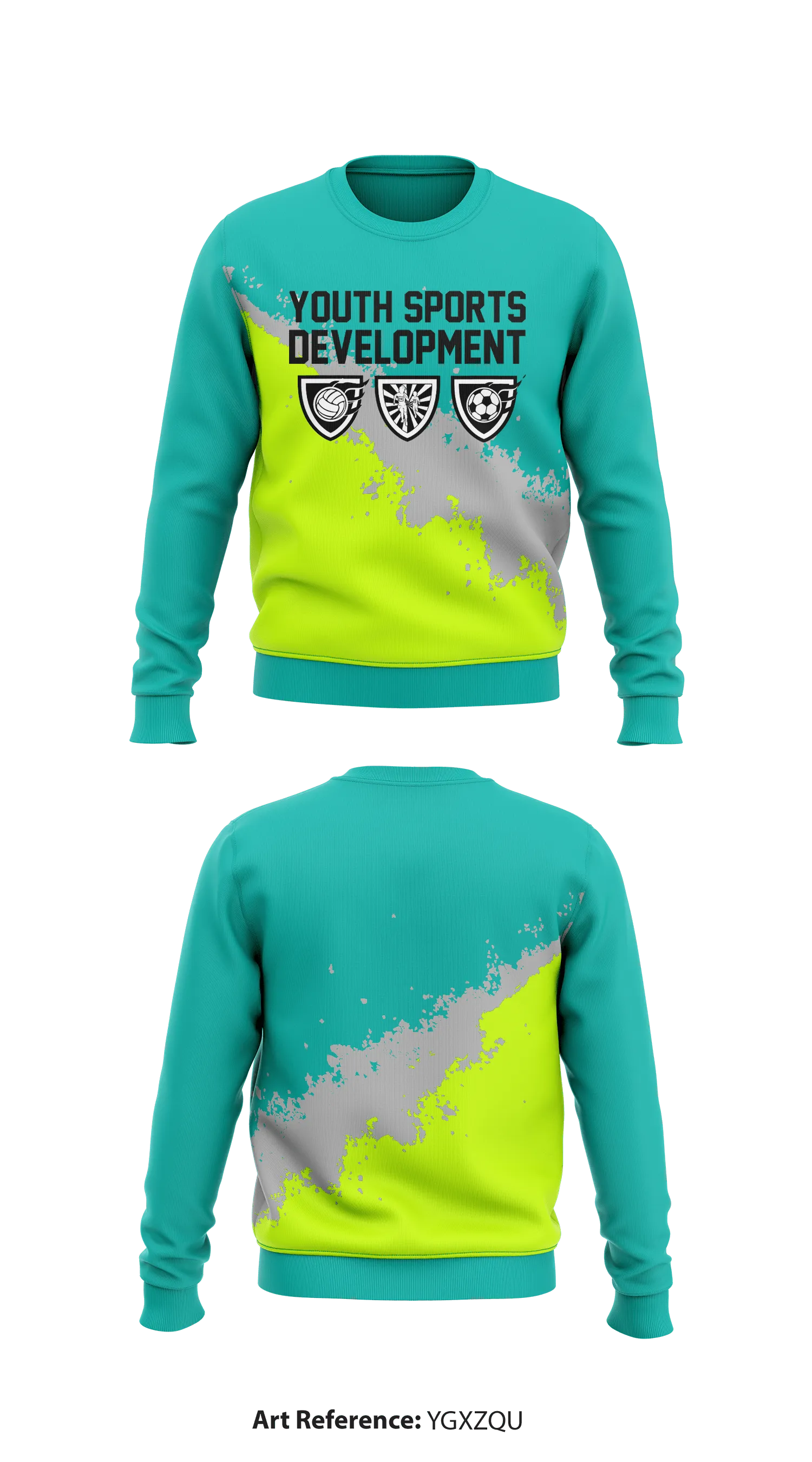Youth Sport Development Core Men's Crewneck Performance Sweatshirt - YGXzQU